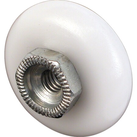 Prime-Line 7/8 in., Nylon, Tub Enclosure Oval Edge Ball Bearing Roller (2-pack) M 6002